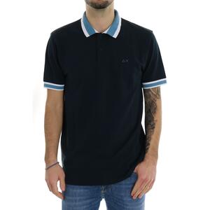 POLO MULTISTRIPES BLU